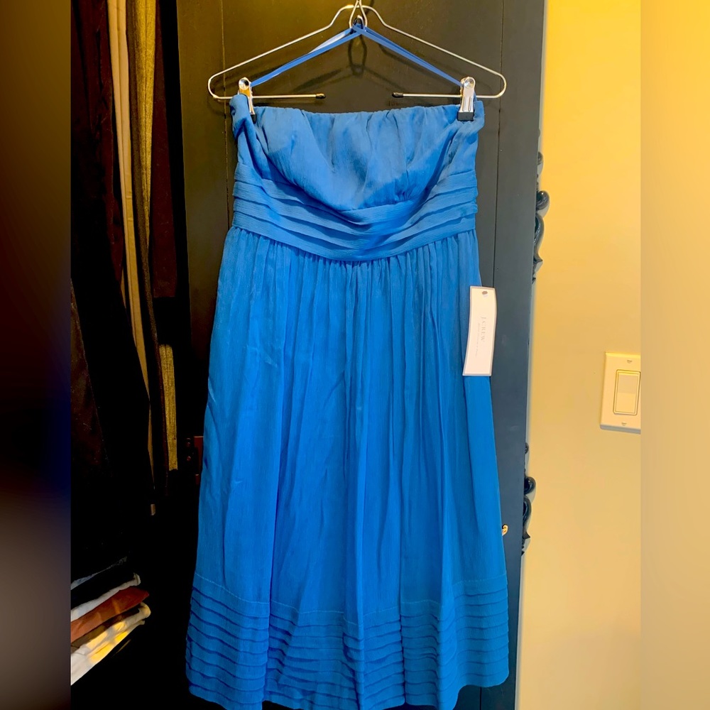 J.Crew - Size 4 Strapless Summer Cocktail Dress